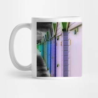 Bournemouth Beach Huts Dorset England Mug